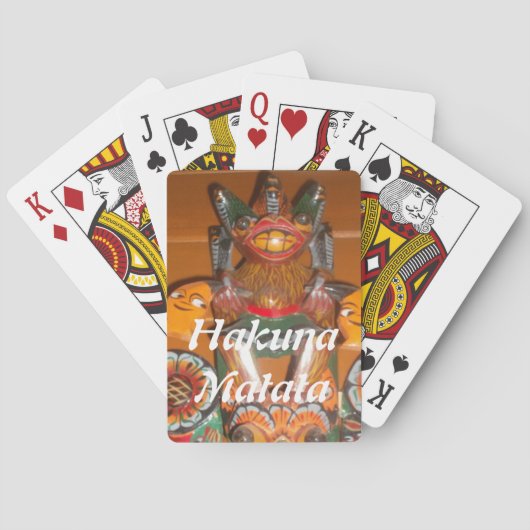 文化ユニーク芸術 – スリランカ/インドネシアデザイン トランプ (裏面)