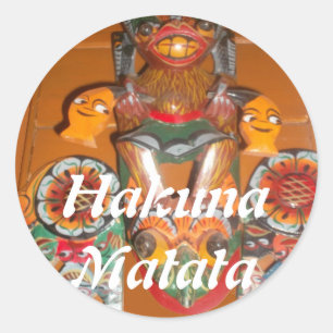文化ユニーク芸術 – スリランカ/インドネシアデザイン ラウンドシール