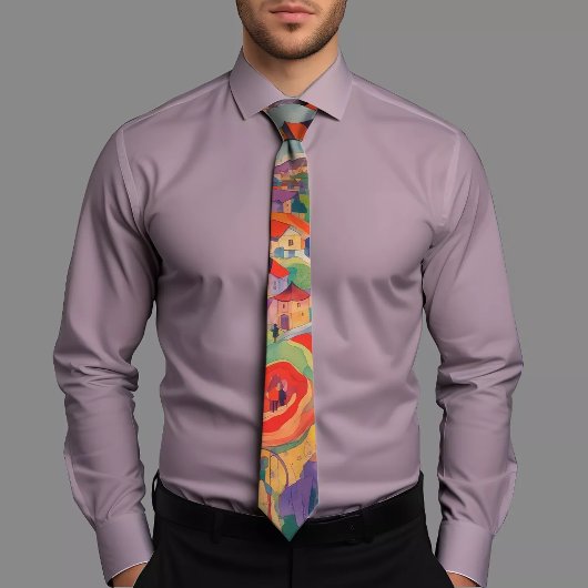 文化万華鏡のように千変万化するパターンネクタイ ネクタイ