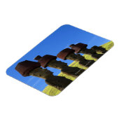 文化像、イースター島、ポリネシア マグネット (左側)