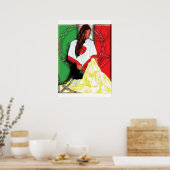 文化女子 ポスター (キッチン)