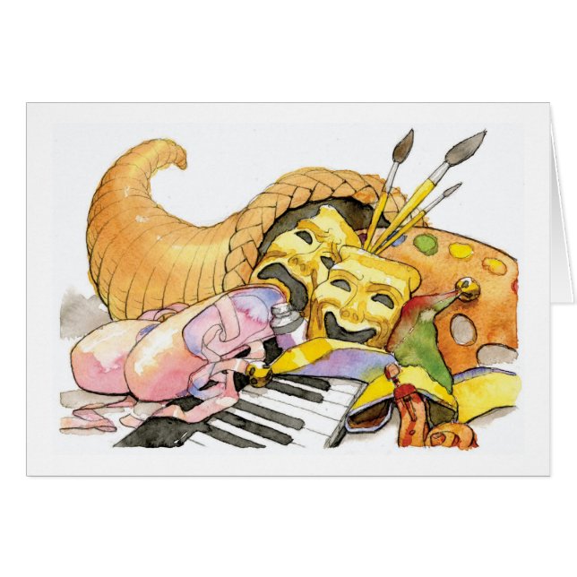 文化的な芸術IIのカード (正面横)