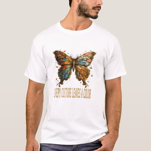 文化的リップル Tシャツ (正面)