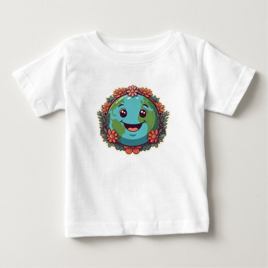 文化融合:世界的なタペストリー ベビーTシャツ (正面)