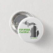 文化首都 缶バッジ (正面&裏面)