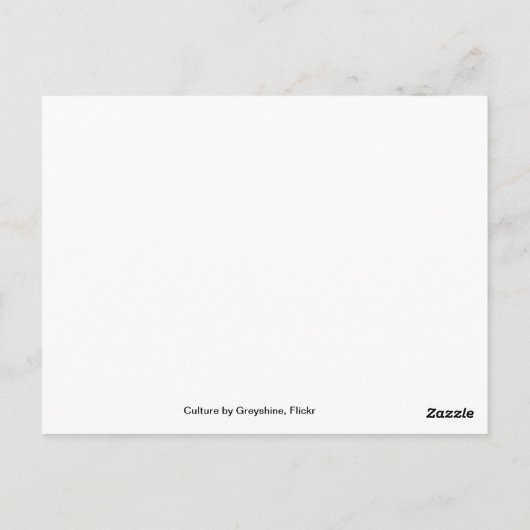 文化 ポストカード (裏面)