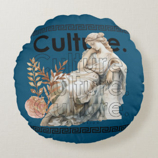 文化 ラウンドクッション