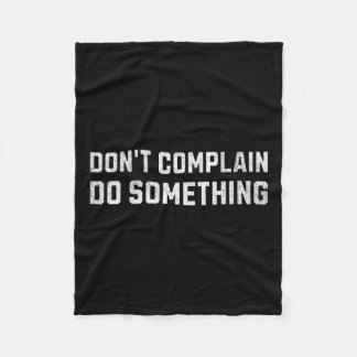 文句を言う何かをする – Kamala Harris - Tim W 2024 フリースブランケット