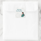 文字あなたの双子 スクエアシール (バッグ)