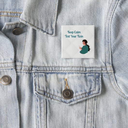 文字あなたの双子 缶バッジ (インサイチュ)