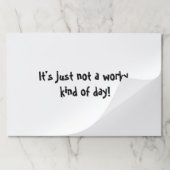 文字おもしろいオフィスのユーモア机のスクラッチ ペーパーパッド (折り畳み)