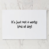 文字おもしろいオフィスのユーモア机のスクラッチ ペーパーパッド (正面)