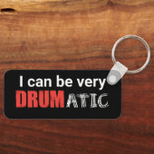 文字おもしろい付き薬赤と白引用文 キーホルダー (正面)