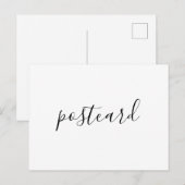 文字おもしろい文字はがき ポストカード (正面/裏面)