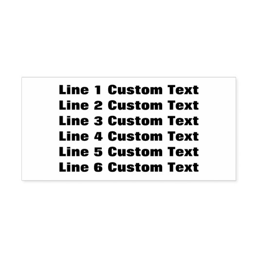 文字お気に入りのの追加、ビジネス6ライン自己印記 セルフインキングスタンプ (デザイン)