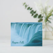 文字が付いているナイアガラ・フォールズ ポストカード (スタンド正面)