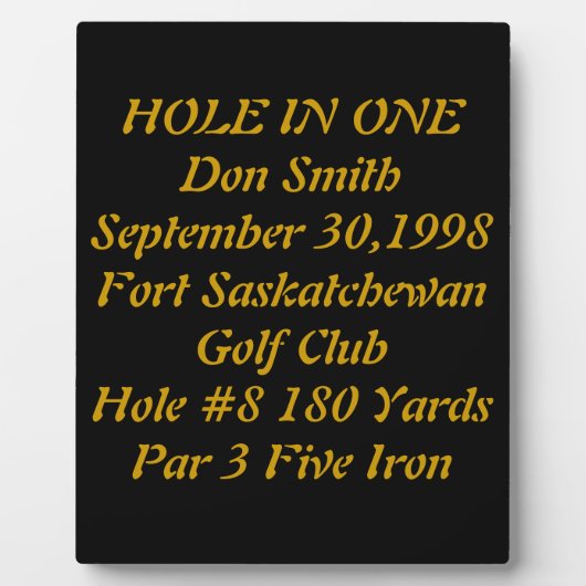 文字が付いているプラク フォトプラーク (正面)