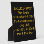 文字が付いているプラク フォトプラーク (側面)