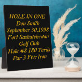 文字が付いているプラク フォトプラーク (側面)