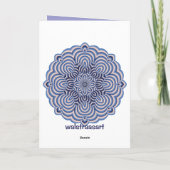 文字が付いている季節的な挨拶状 シーズンカード (裏面)