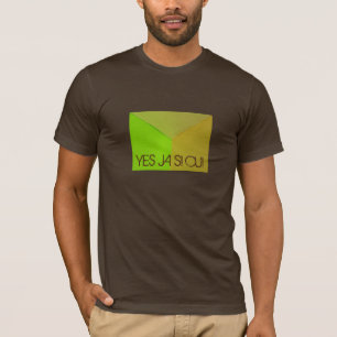 文字が付いているConfigurativeのモダンで幾何学的な写真 Tシャツ