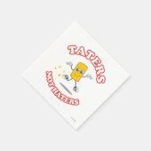 文字が文字ではない スタンダードカクテルナプキン (角)