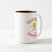 文字が文字ではない ツートーンマグカップ (正面右)