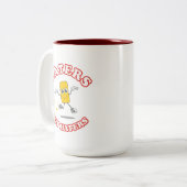 文字が文字ではない ツートーンマグカップ (正面左)