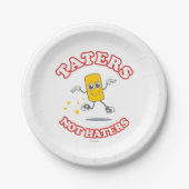 文字が文字ではない ペーパープレート (正面)