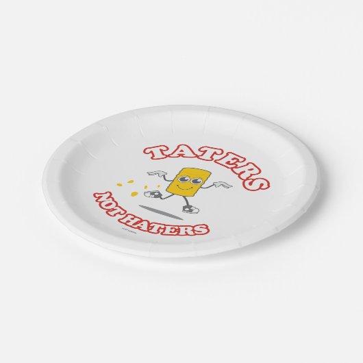 文字が文字ではない ペーパープレート (アングル)