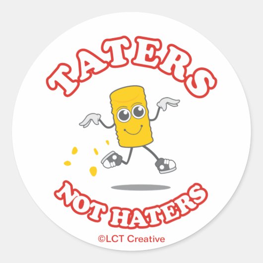 文字が文字ではない ラウンドシール (正面)