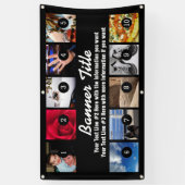 文字とのあなた自身の旗10のイメージを容易に設計して下さい 横断幕 (縦)