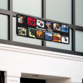 文字とのあなた自身の旗12のイメージを容易に設計して下さい 横断幕 (ビルの外側)