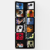 文字とのあなた自身の旗12のイメージを容易に設計して下さい 横断幕 (縦)