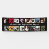 文字とのあなた自身の旗16のイメージを容易に設計して下さい 横断幕 (横)