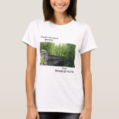 文字との橋景色 Tシャツ (正面)
