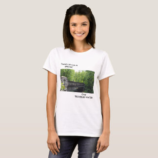 文字との橋景色 Tシャツ