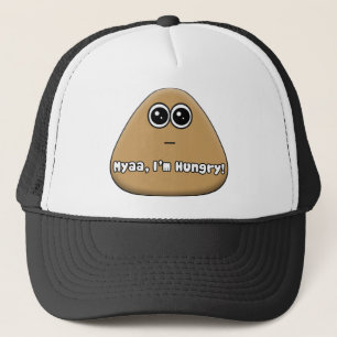 文字との空腹なPou キャップ