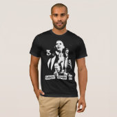 文字とのakamundoによるオバマのコラージュ tシャツ (正面フル)