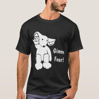 文字とのGimme 4 Tシャツ
