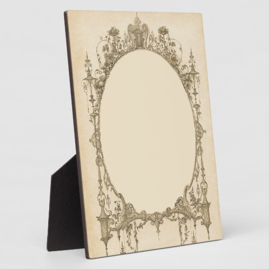 文字とイメージを華美ヴィンテージフレームに追加縁ど, フォトプラーク (側面)