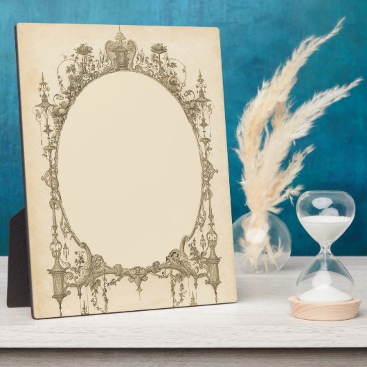 文字とイメージを華美ヴィンテージフレームに追加縁ど, フォトプラーク (側面)