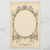 文字とイメージを華美ヴィンテージフレームに追加縁ど, 便箋 (正面)