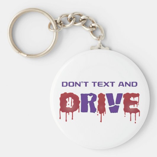 文字とドライブなし キーホルダー (正面)