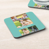 文字と写真を自分で置き換える コースター (左側)