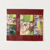 文字と写真を自分で置き換える タペストリー (正面(横))