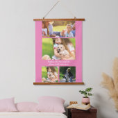 文字と写真を自分で置き換える 吊り下げ型タペストリー (寝室)