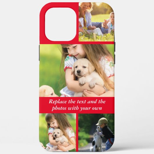 文字と写真を自分で置き換える Case-Mate iPhoneケース (裏面)