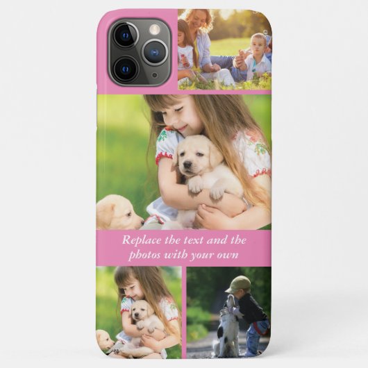 文字と写真を自分で置き換える Case-Mate iPhoneケース (裏面)