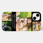 文字と写真を自分で置き換える Case-Mate iPhoneケース (裏面 (横))
